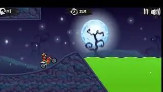 Jogando MOTO X3M spooky land