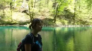 Kupa river source at Risnjak national park.