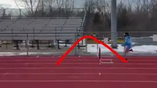 Helping High School Sophomore Hurdler w. 3 Stepping. #yasielli