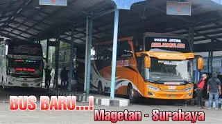 RUTE BARU BUS STJ MAGETAN SURABAYA VIA TOL MADIUN PATAS JATIM