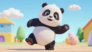 Panda Bear, Panda Bear, Spin Around! | Fun Animal Dance Song for Kids | Nursery Rhymes & Songs