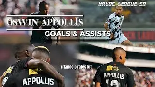Oswin appollis/ Goals /assists/impact Orlando pirates jersey 12 on high quality