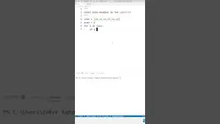 Count Even numbers in the list in python? #LearnCS #Coding #Python #DS #algo