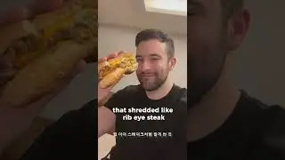 Let's practice English :) Philly Cheesesteak! #9|Z인 #영어공부 #korea #english #Vlog #llivinginkorea #먹방