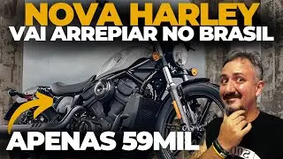 Liga pro GERENTE: Custando 59 mil, nova HARLEY vai arrepiar&nbsp;no&nbsp;BRASIL