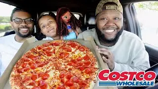 COSTCO PEPPERONI PIZZA MUKBANG| FLAVASBYDAMEDASH WITH @BeingMylen