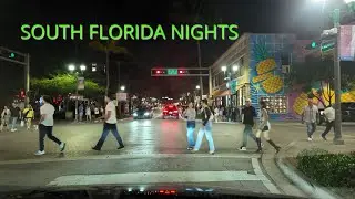 South Florida City Night Drive 🌴 Boca, Delray & West Palm 🌴 Active Streets 🌴 Boring Drives ASMR