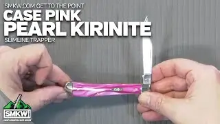 SMKW Get to the Point: Case Pink Pearl Kirinite Slimline Trapper