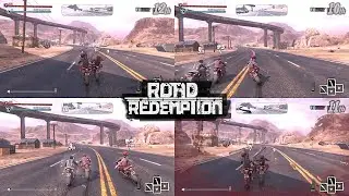 Road Redemption - Split-screen 4 player gameplay PC | Full HD - 2 Races