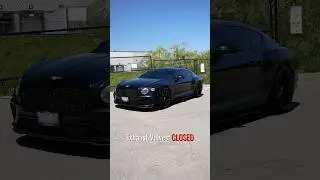 Insane 6.0L W12 Sound 🔥 #Downpipe & ECU Tune on this #Bentley #Continental GT W12. #exhaust