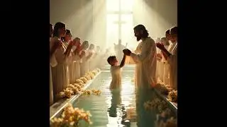 Jesus baptized a child #jesus #christian #love #god #viral #youtubeshort