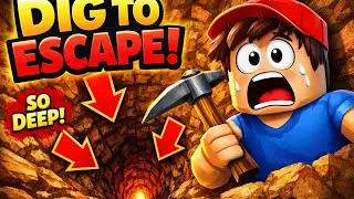 DIG TO ESCAPE! ⛏️🔥 Roblox Digging Obby (So Close!) #DigToEscape #Roblox