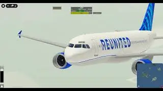 Takeoff The Greater Rockford Airport Landing İn Cyprus Larnaca Airport With Reunited Airlines A320