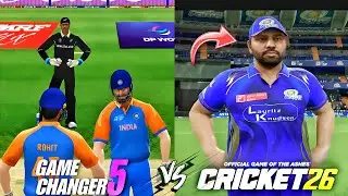 GAME CHANGER 5 против CRICKET 26 | Сравнение | Реалистичный игровой процесс и новые возможности