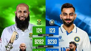 Hashim Amla and Virat Kohli have almost identical Test stats! 👏