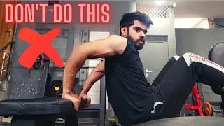 Bench dips lagate hue ye mistake mat karna || do it right way ||