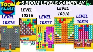 Toon Blast: Level 10315-10319 - RIDICULOUSLY EASY!