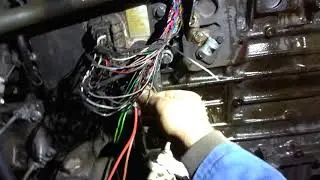 Запуск om 906 комбайн/ combine harvester engine start om 906