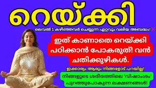 റെയ്ക്കി ലെവൽ 1 അനുഭവങ്ങൾ! 🧪🚫 | REIKI HEALING TECHNIQUES MALAYALAM |Reiki Master Course