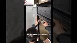 Baam Glass Rolling Shutter Installation