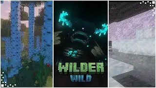 Wilder Wild (Minecraft Mod Showcase) | New Biomes, Mobs & Items