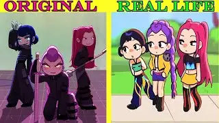 Life with ✨Friends✨ KPop Demon Hunters Animation | Original vs Plush Toys