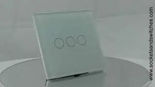 RetroTouch White Glass Sockets & Switches