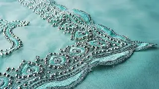 Saree stone work || designer saree || #saree #sareestonework #sareedesign #stoneworksaree #viral