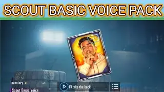 SCOUT BASIC VOICE PACK#bgmi #scoutvoicepack #scout #scoutbasicvoicepack