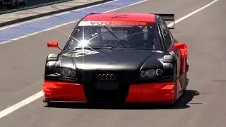 2007 Audi A4  DTM R13 Sound - Warm Up, Accelerations & Fly Bys