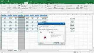Creating a drop down list in excel worksheet (advance)