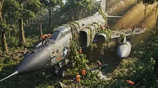 Buried in the Vietnam Jungle Since 1972 — The Recovered F-4 Phantom Nobody Expected to See Again