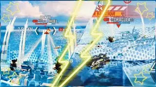 Ꮇคɇsŧɍø VS KRI·DHOEL & DRACULA - Gameplay Pacific Warships