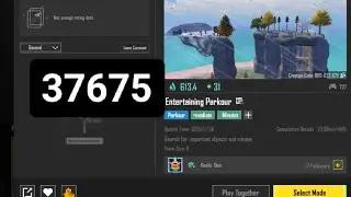 Bgmi Wow Mode | Entertaining Parkour | 37675 | Easy |  