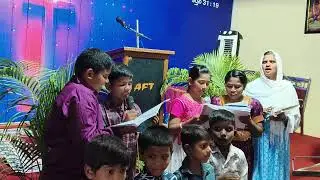 AFT Church Sunday School God Work Angadipeta X Road Nalgonda.