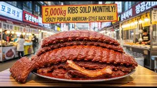 5,000kg Ribs Sold Monthly! Crazy Popular American-Style Back Ribs in Korea