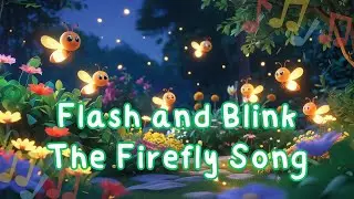 Flash and Blink: The Firefly Song 🎶 | Nursery Rhymes, Animal Song, Early Education, Sing A Long