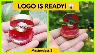 Resin Logo Design Masterclass Pro Level 🚀 | Step-by-Step Tutorial