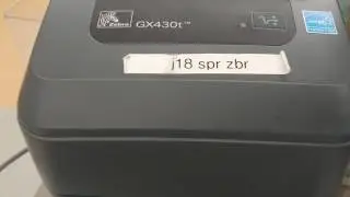 Регулировка темности печати Zebra GX430t