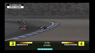 F1 2001 (PS2), Race 12, Germany (Spectator Mode, Reverse Result Series)