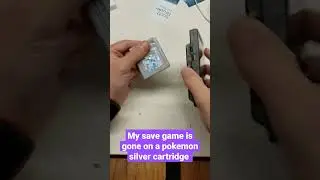 this pokemon silver game is not saving anymore