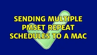 Sending multiple pmset repeat schedules to a Mac