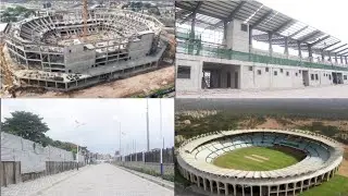 URGENT 🚨🚨: GRAND TRAVAUX DE CONSTRUCTION AU STADE ST THÉRÈSE MISE EN PLACE DE LA COUVERTURE(TOITURE)