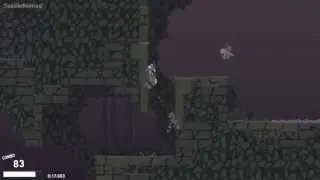Dustforce - Cliffside Caves Top 100 Run - Dustman