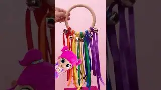ROCKIN' Rainbow Bells! 🔔 Become A Rockstar With Little Angel & Play Music #learn #shorts