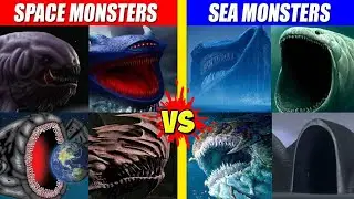 SPACE EATER vs EVERYTHING 😳 | Sea, Lake, Sky & Cosmic Monsters