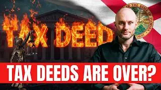 Tax Deed ALERT 🚨 No Property Tax in Florida?! Tax Deeds Are Over?