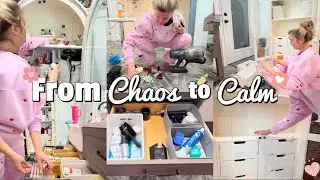 HUGE Master Bathroom Declutter & Organization | Satisfying Reset