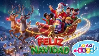 Feliz Navidad 🎄 Рождественская песня для детей | Двуязычные детские стишки и песенки для малышей ...