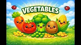 Vegetables for Toddlers | Learn Vegetables for Kids #VegetablesForToddlers#LearnVegetables